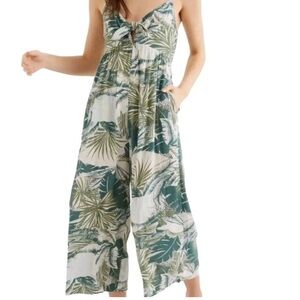 Aerie Tropical Patterned Jumpsuit